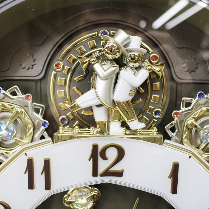 SEIKO（セイコー） からくり時計 電波掛け時計 40曲 薄金パール塗装