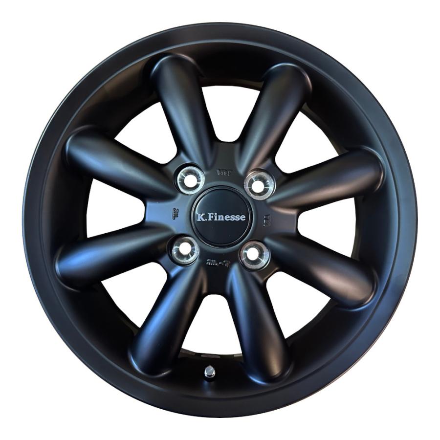 アルミホイール 4本セット ケイフィネスCUP 4.5-14+45 4/100 カラー