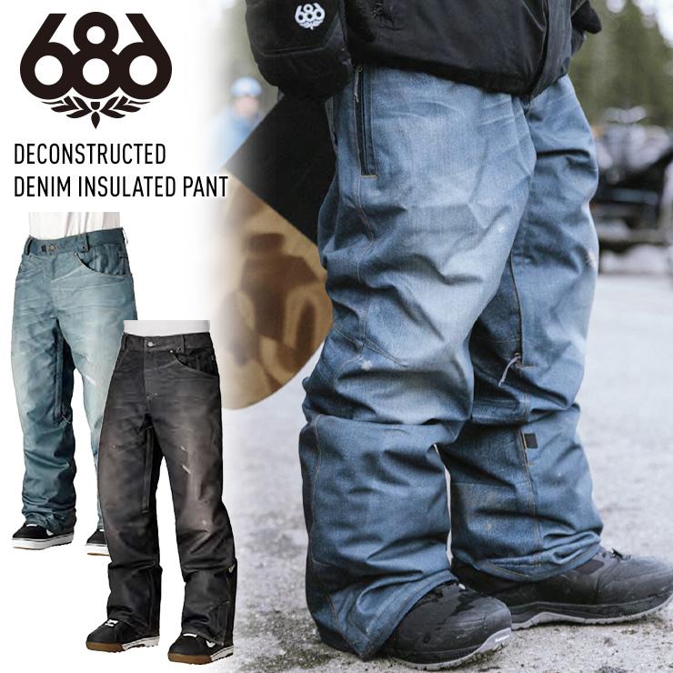 686（シックスエイトシックス） 25-26 686 DECONSTRUCTED DENIM PANT