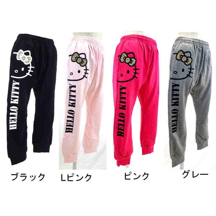 Hello Kittyハローキティ 裏毛スウェット・7分丈パンツ（S・Mサイズ