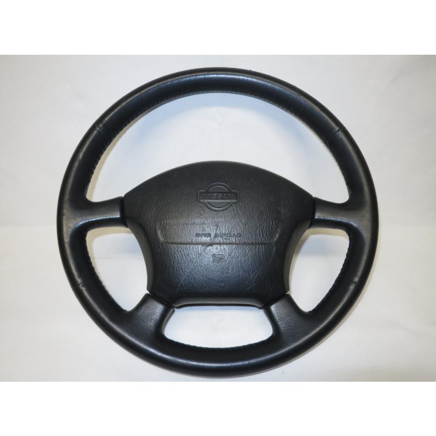 180SX 中期型 RPS13/KRPS13 純正 革 ステアリング ハンドル エアバック