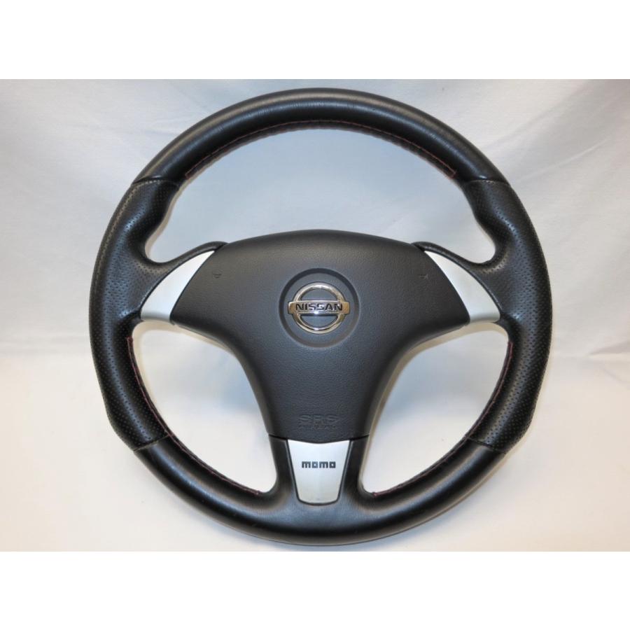 モモ momo 日産純正OP オプション セレナ 革 ステアリング エアバック