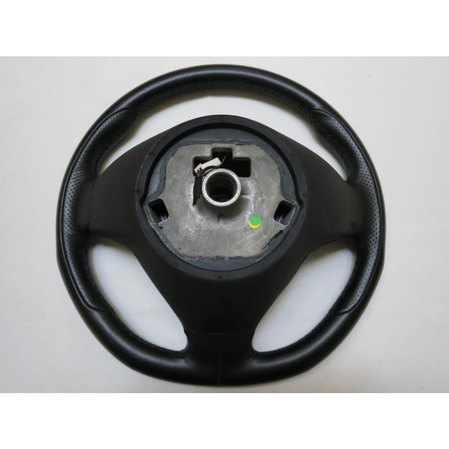 エヴォ プント アバルト 純正 革 ステアリング ハンドル エアバック