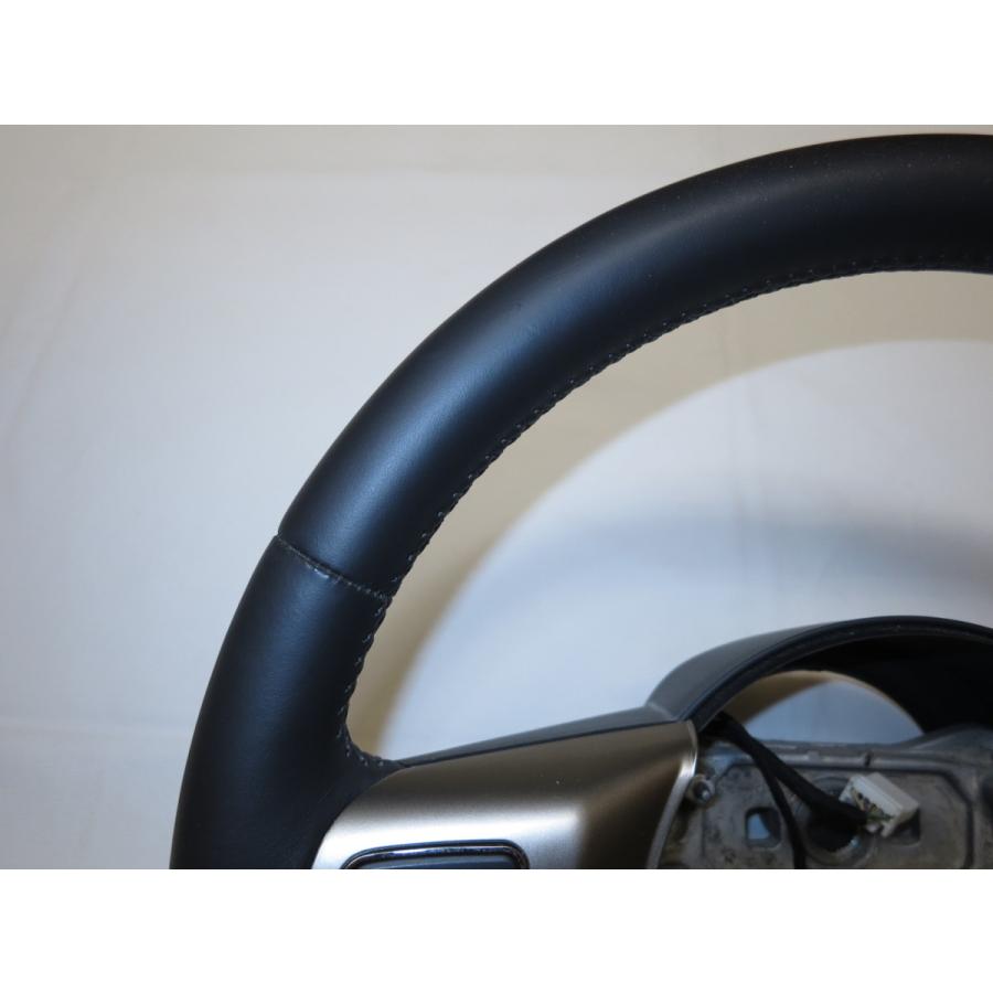 コンパス JEEP ジープ スイッチ！ 純正 革 ステアリング ハンドル