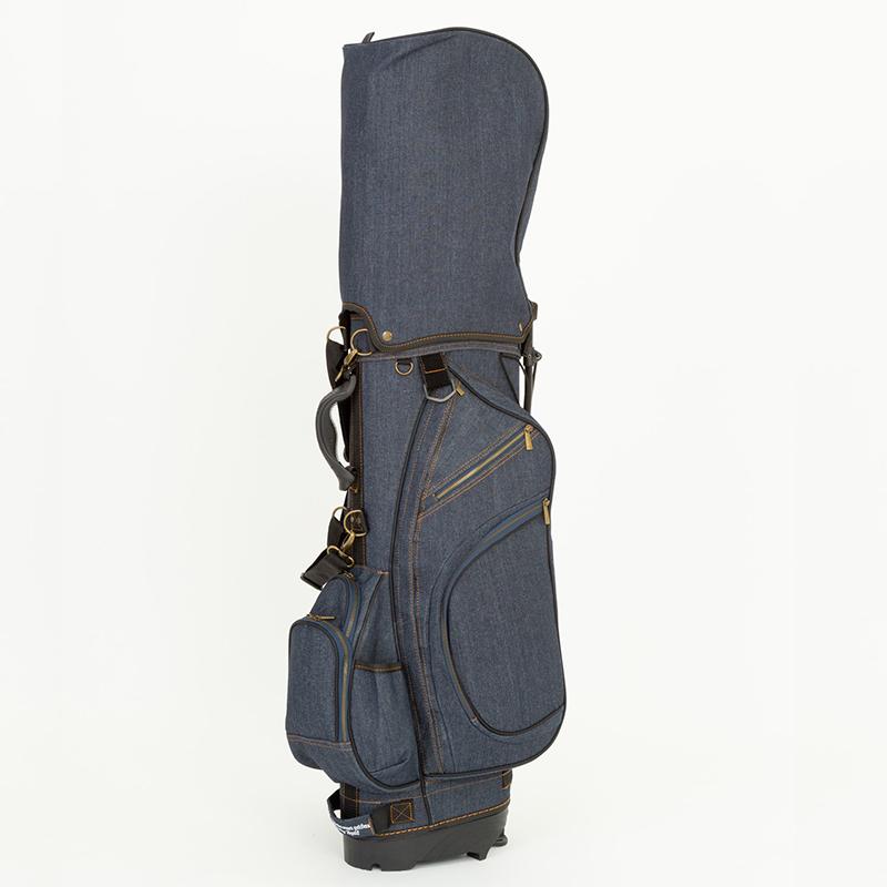 19ゴルフ デニム キャディバッグ インディゴブルー 8.5型 ゴルフ用品