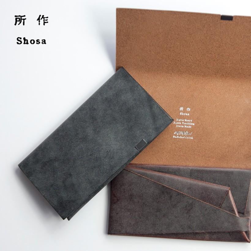 所作 shosa 長財布 ロングウォレット 本革 レザー ブライドルレザー