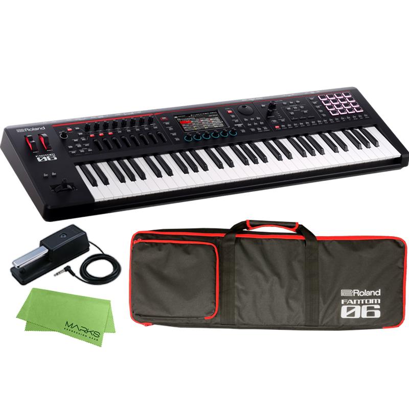 Roland Fantom-G6 Music Workstation ペダル付属 Roland / FANTOM-06【ダンパー・ペダル+ケーブルセット！】61鍵盤