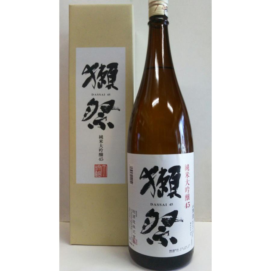 獺祭 獺祭だっさい 日本酒 純米大吟醸45 1800ml 箱入り 定価販売