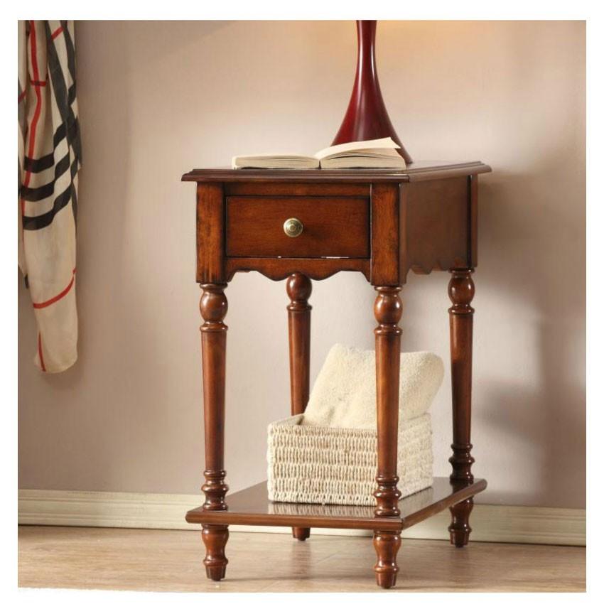 サイドチェスト 高さ65 北欧 オーク サイドテーブル 収納 木製テーブル