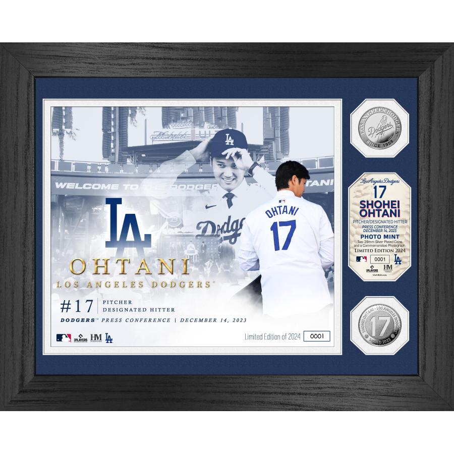 MLB ドジャース 大谷翔平選手 移籍記念ダブルコインフォトミント