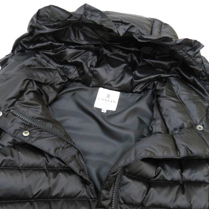 LANVIN en Bleu/ランバンオンブルー フリル付き コート ダウン