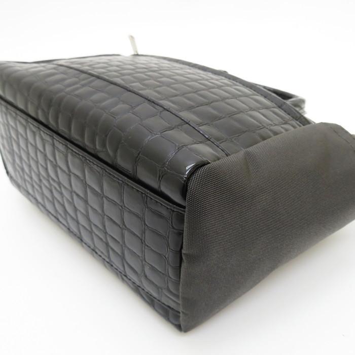 LEXUS/レクサス トートバッグ レザー/ナイロン ブラック レディース