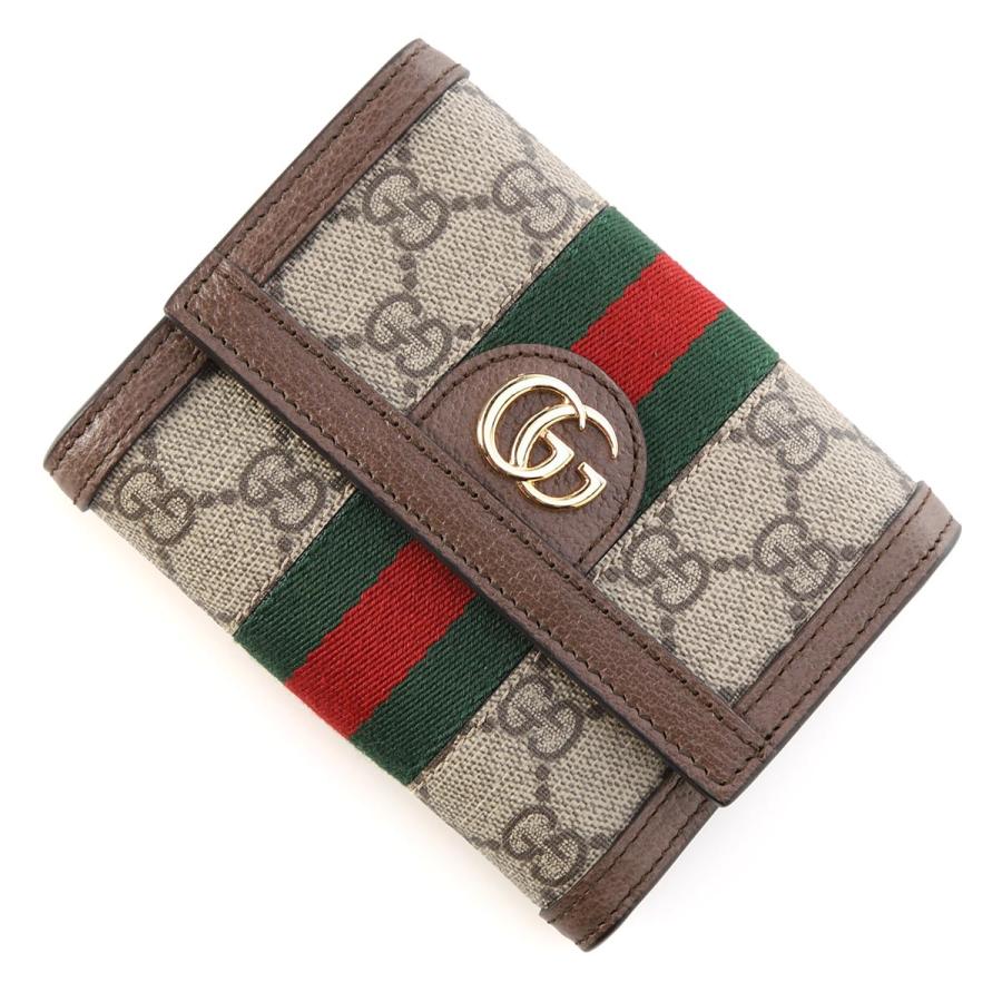 GUCCI（グッチ） GUCCI 3つ折り財布 小銭入れ付き OPHIDIA オフィ