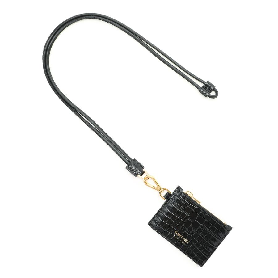 TOM FORD（トムフォード） カードケース ストラップ付き ブラック