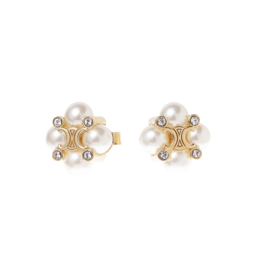 CELINE（セリーヌ） ピアス LES PERLES CELINE STUDS ゴールド