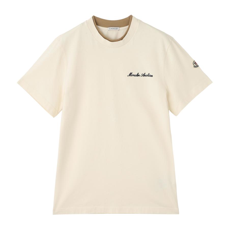 MONCLER（モンクレール） クルーネックTシャツ ホワイト メンズ