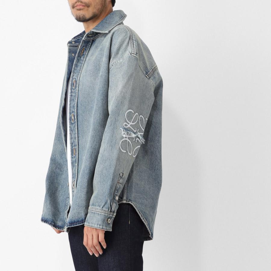 LOEWE（ロエベ） シャツジャケット ANAGRAM OVERSHIRT デニム