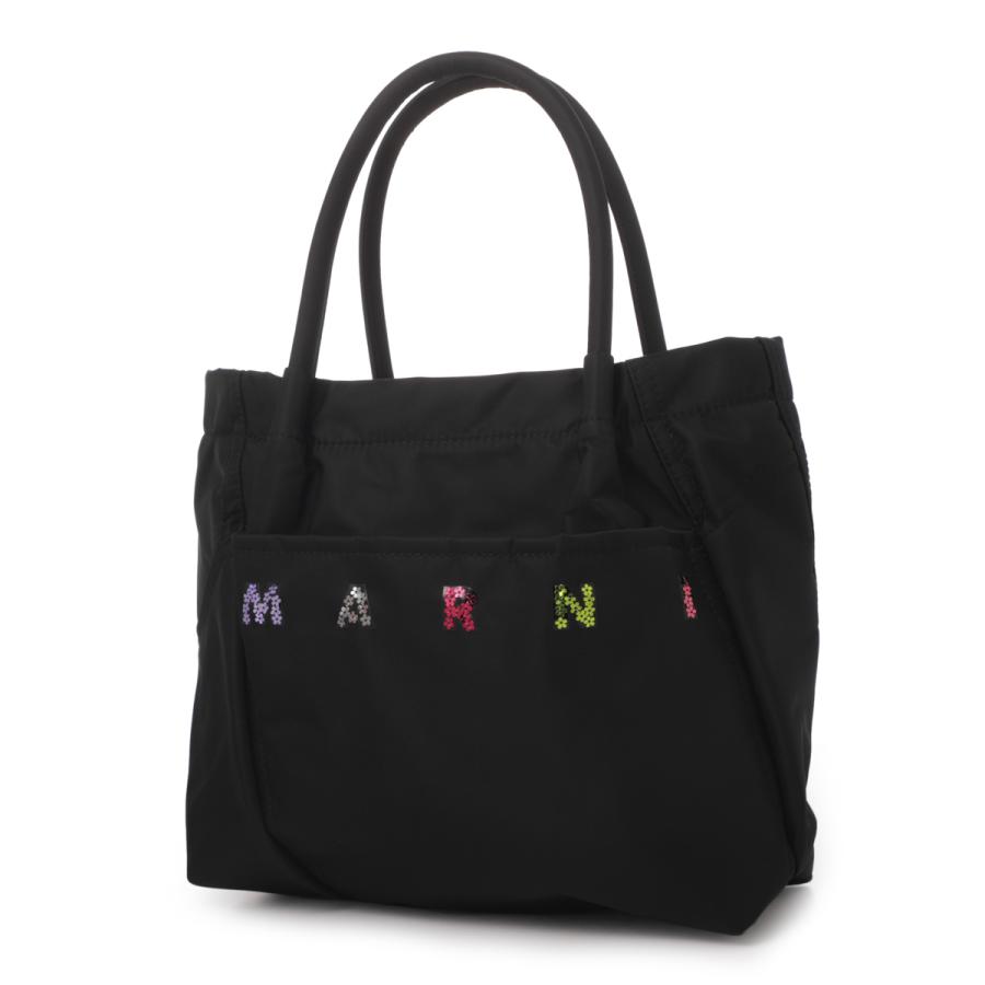 MARNI（マルニ） トートバッグ スパンコール ロゴ ハンドバッグ KIDS