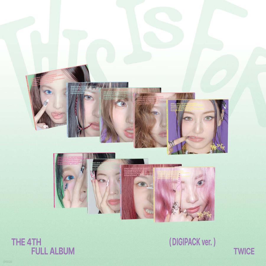 メンバー選択可] TWICE 公式グッズ THIS IS FOR (DIGIPACK Ver.) / 4TH
