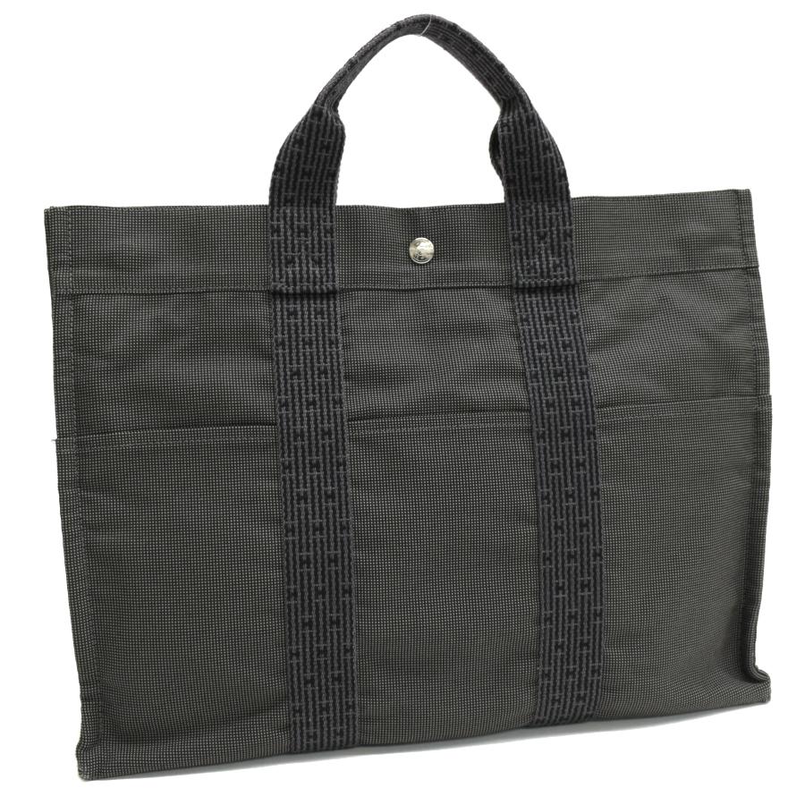 エールライン エルメス トートバッグ MM ハンドバッグ ナイロン