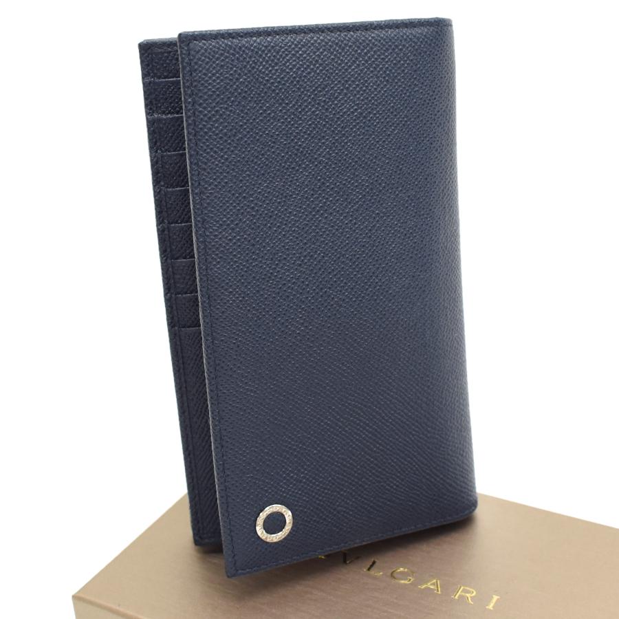 ブルガリ マン 新品同様 ラージウォレット 二つ折り長財布 283811