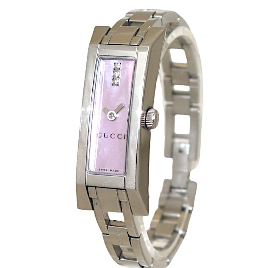 GUCCI（グッチ） 腕時計 3Pダイヤモンド クォーツ 110 ステンレス