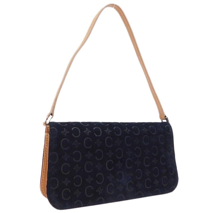 CELINE（セリーヌ） アクセサリーポーチ Cマカダム スエード MC01 1