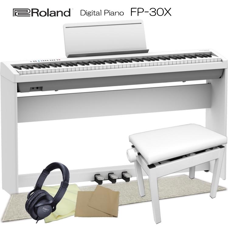 ローランド（Roland） 電子ピアノ FP-30X ホワイト Roland 88鍵