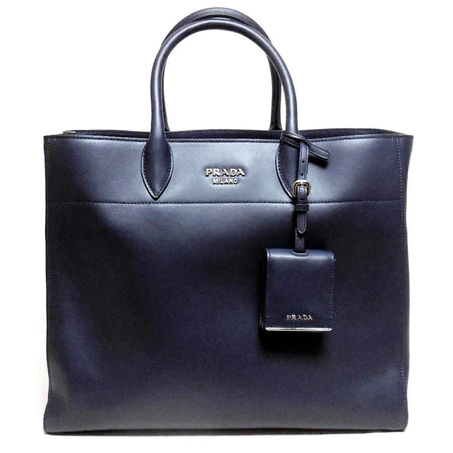 PRADA（プラダ） トートバッグ ネイビーブルー 1BG041 2AIX F0216