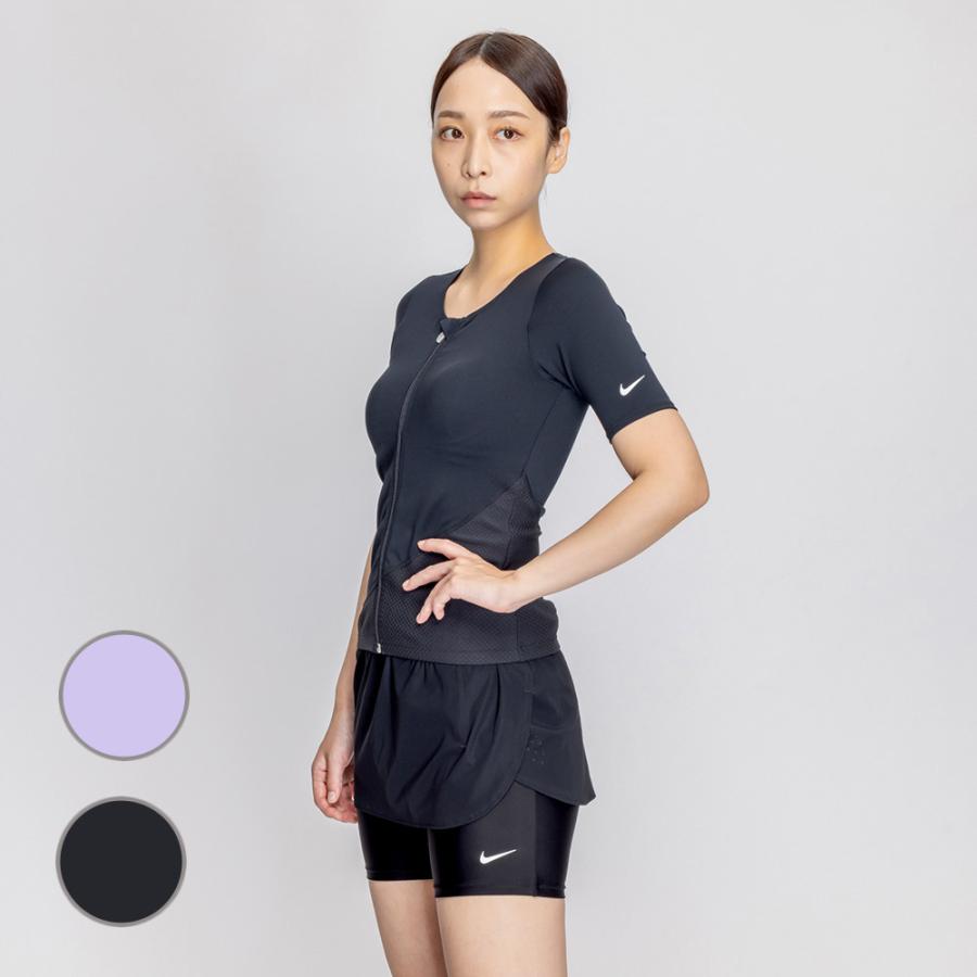 NIKE（ナイキ） 袖付きレディース フィットネス水着 セパレート