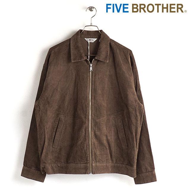 FIVEBROTHER（ファイブブラザー） メンズ コーデュロイ ジップワーク