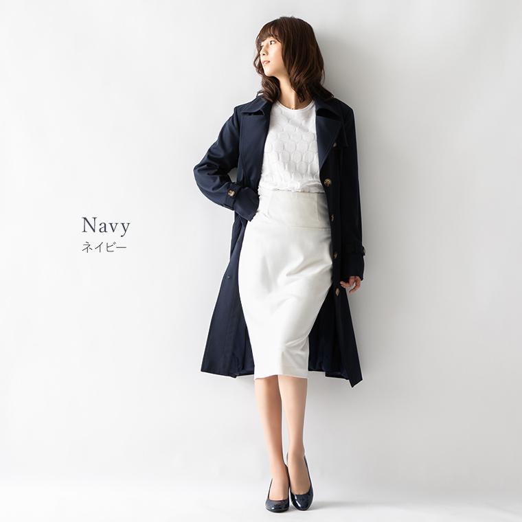 mimigrant トレンチコート レディース シングル 無地 out010014