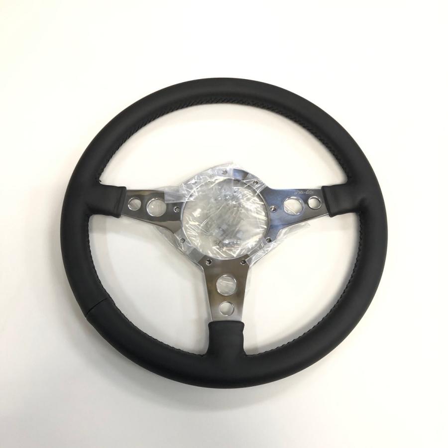 モトリタMK4レザーステアリング・13インチフラット : ミニマルヤマ