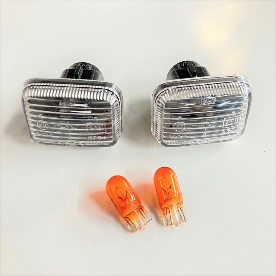 クリアサイドマーカーランプ純正タイプ 2個セット : ミニマルヤマ