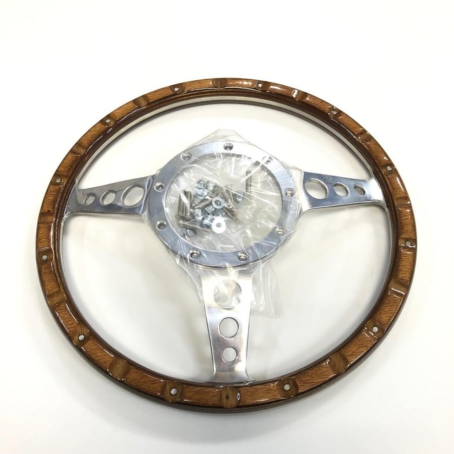 モトリタMK3ウッドステアリング・12インチ ディッシュ : ミニマルヤマ