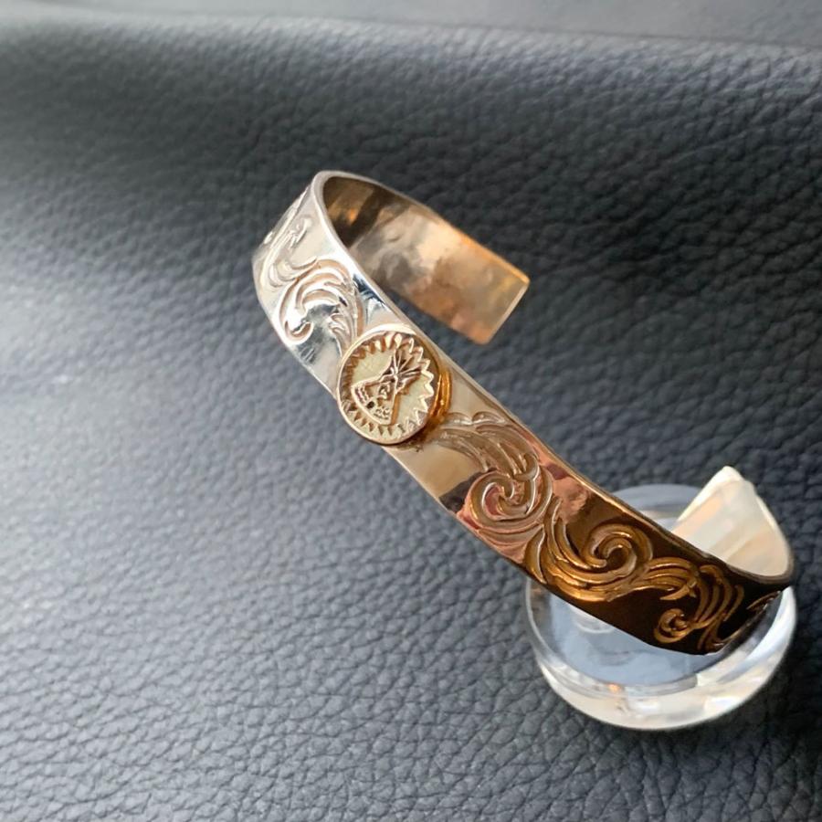 グレーバーメタルワークス GRAVER METAL WORKS K10ティピ 唐草バングル