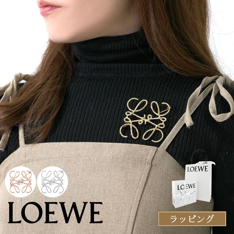 LOEWE（ロエベ） [新品/ラッピング済] ブローチ アナグラム ゴールド