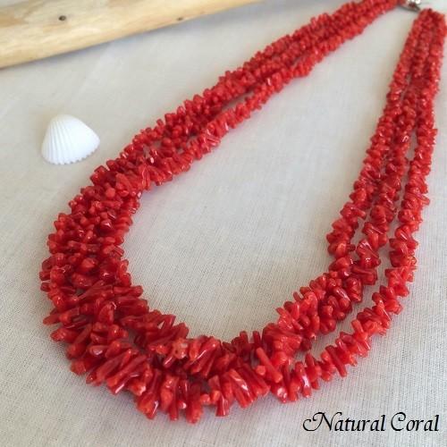 赤珊瑚 あかさんご ネックレス 枝 ヤタラ ナチュラルコーラル 送料無料