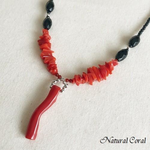血赤珊瑚 ちあかさんご 赤珊瑚 ネックレス ナチュラルコーラル 送料