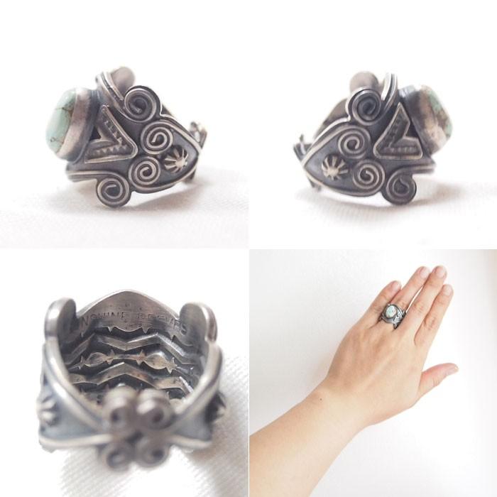 インディアンジュエリー ナバホ サンシャインリーブス シルバー