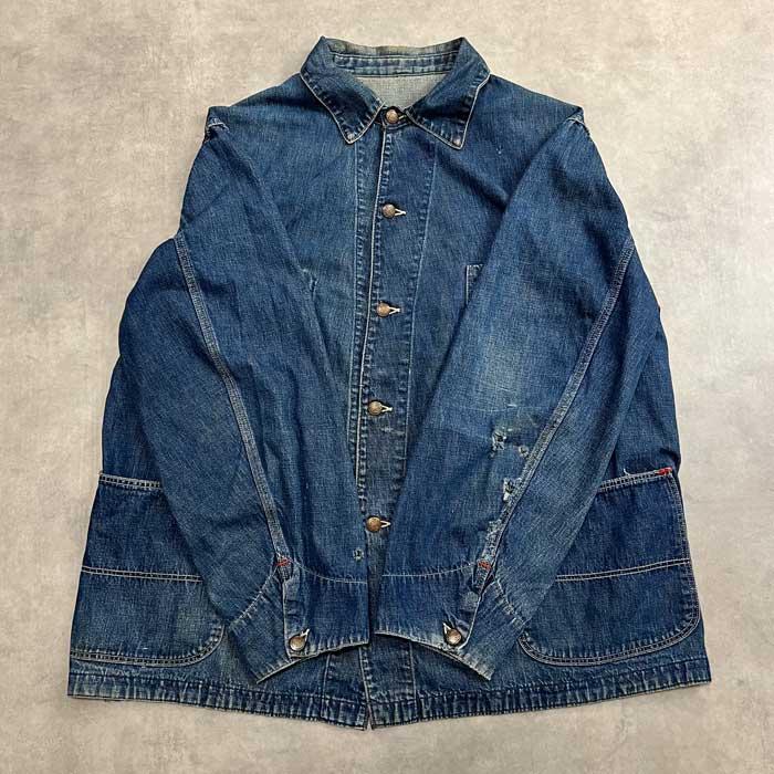 60'S BLUE BELL Denim Chore Jacket SIZE/48 60年代 ブルーベル デニム