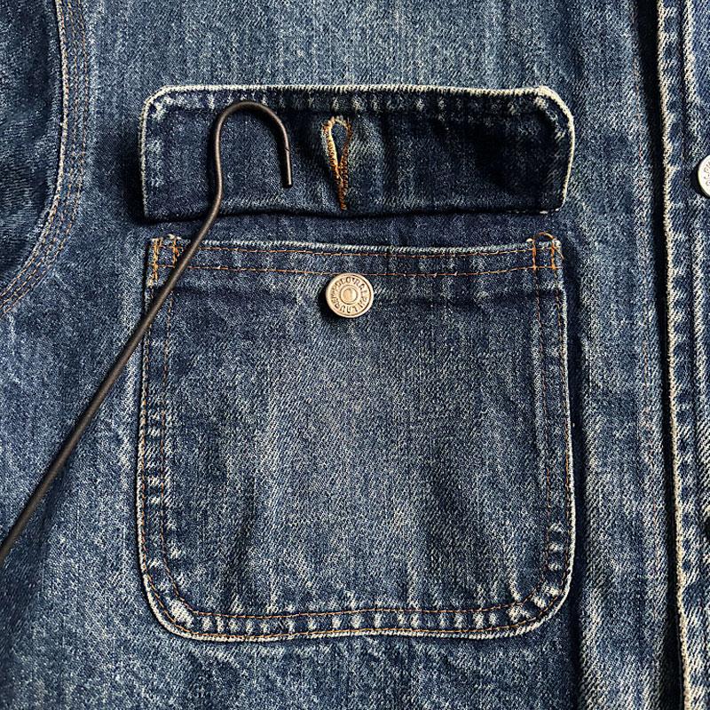 90'S POLO by Ralph Lauren Blanket Lined Denim Chore Jacket Made in