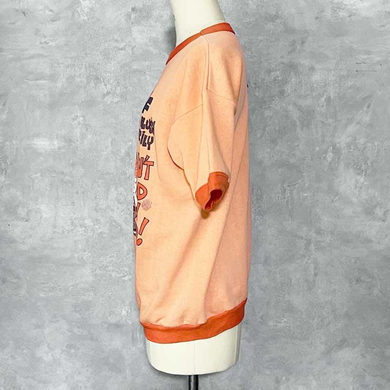 60'S Monster Short Sleeve Vintage Sweat Shirts ORANGE 60年代