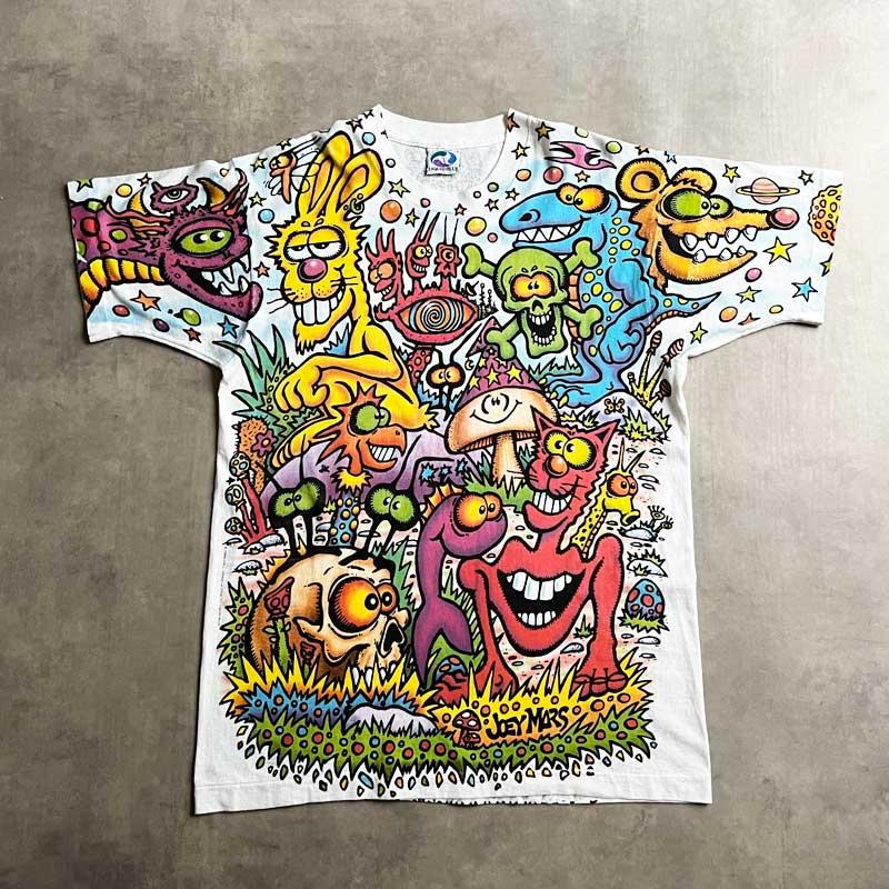 90'S Liquid Blue Joey Mars All Over Print T-Shirts Made in USA