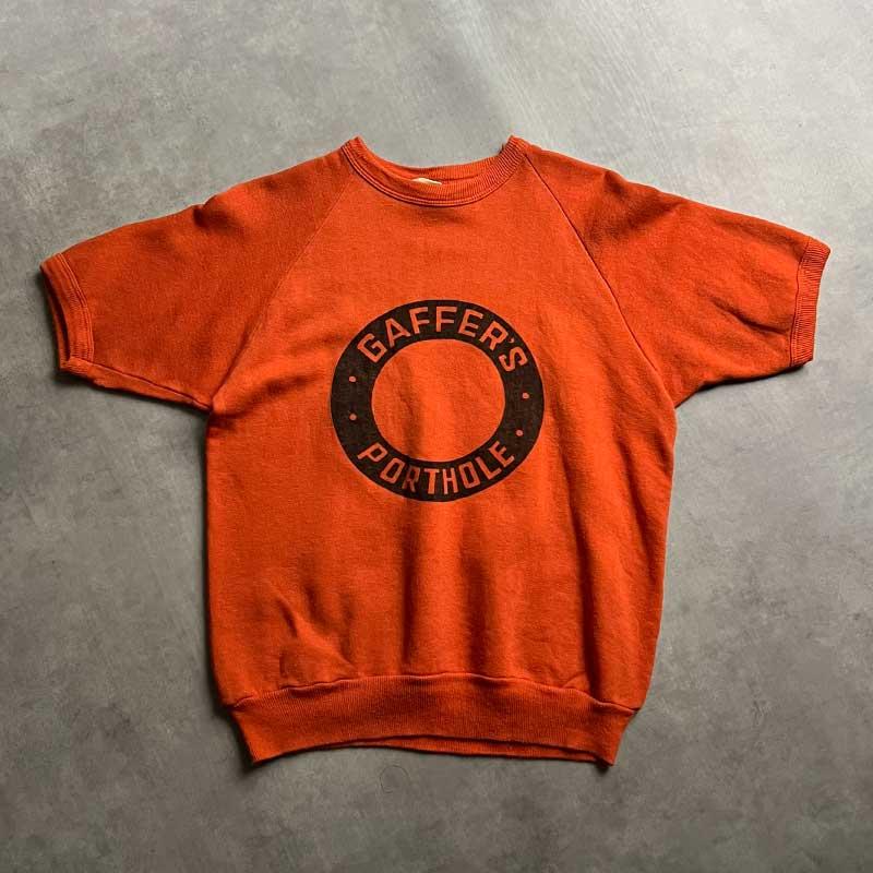 60'S PENMANS Short Sleeve Sweatshirts RED/M 60年代 ペンマンズ 半袖