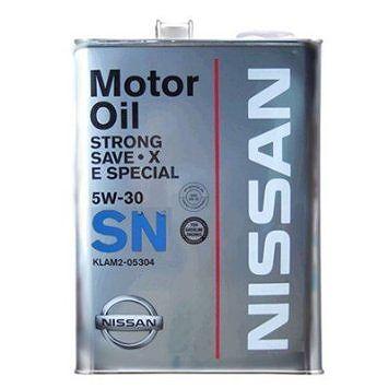 ○日産純正オイル SNストロングセーブ・X Eスペシャル 5W-30 4L : NET
