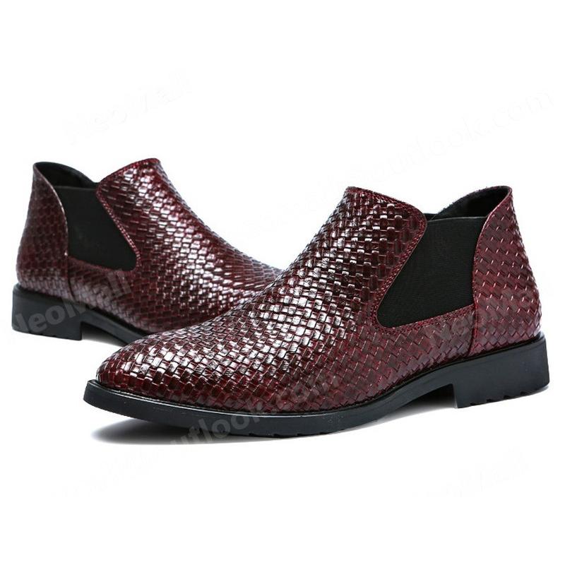 大人気 ☆ メンズ ビジネス レザー シューズ ボルドー サイズ 24.0cm