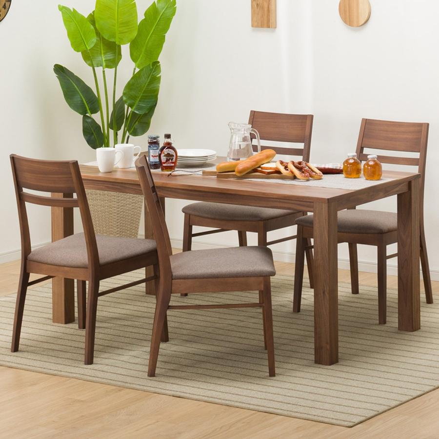 ニトリ（NITORI） 幅150cm ダイニングテーブル(Nコネクト150 MBR) 4人