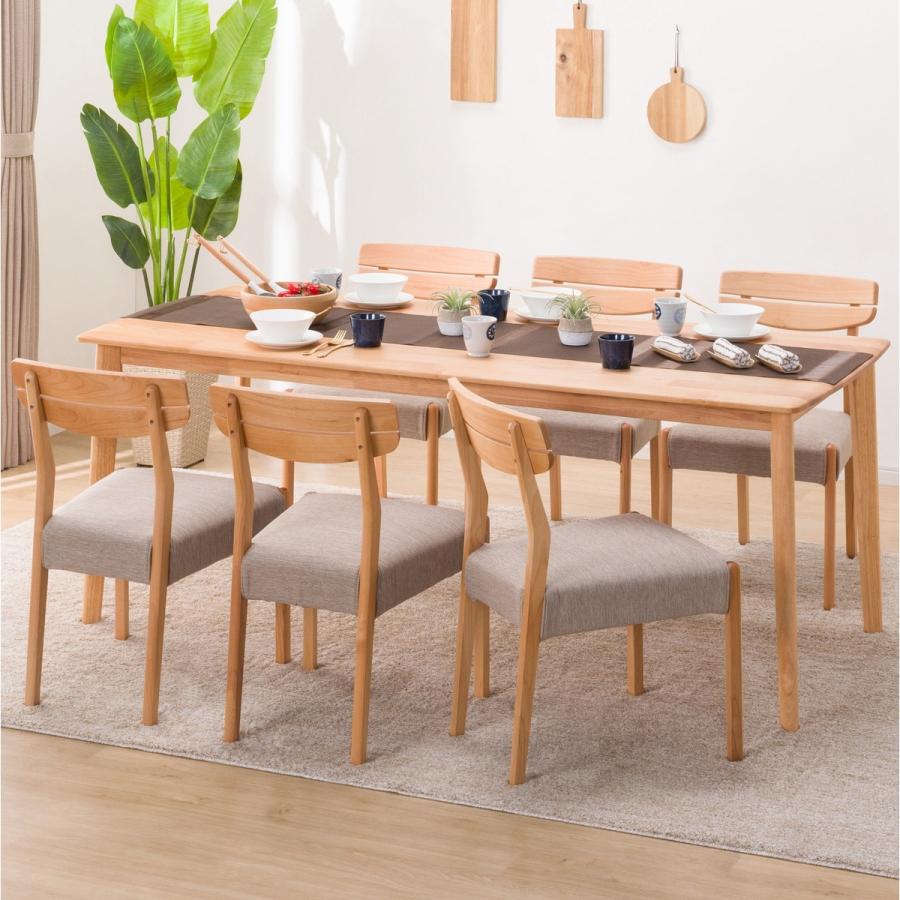 ニトリ（NITORI） 幅180ダイニングテーブル7点セット（DTアルナス