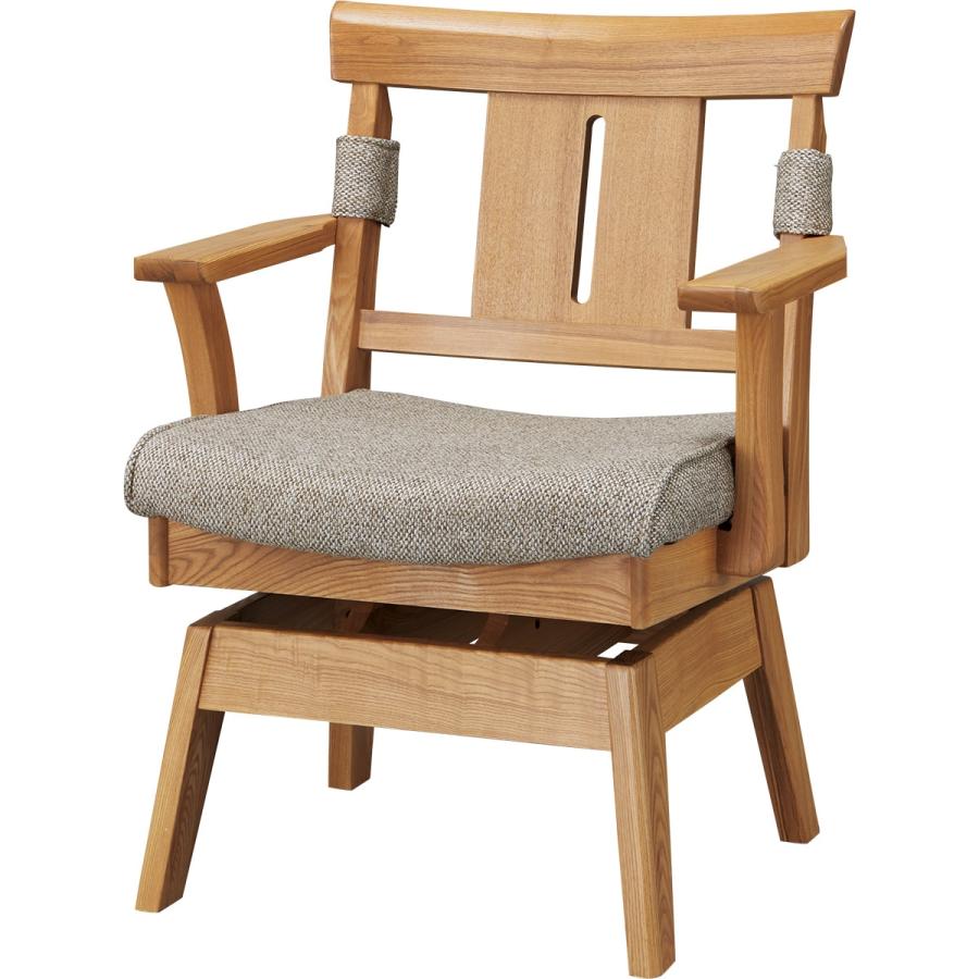 ニトリ（NITORI） ダイニングチェア(ヤマト両肘回転 NA/BE) : ニトリ